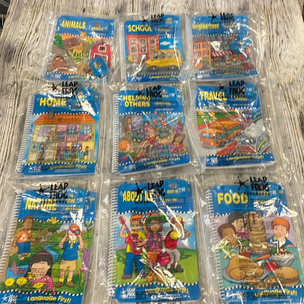 Leapfrog books with games